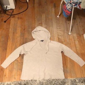 Long sleeve sweater with hood